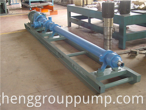 Single screw stripping pump